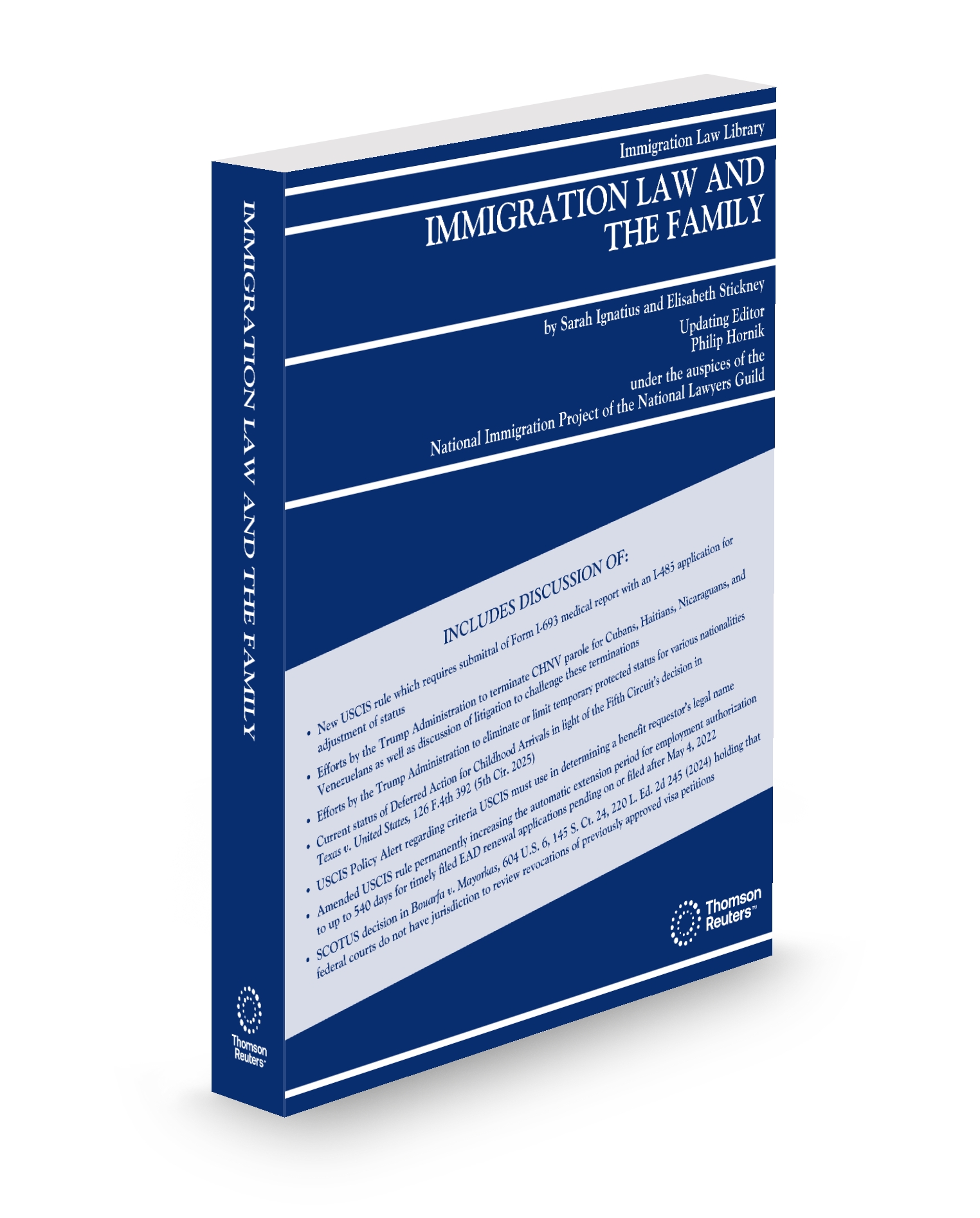 Cover of IMMIGRATION LAW AND THE FAMILY SUB