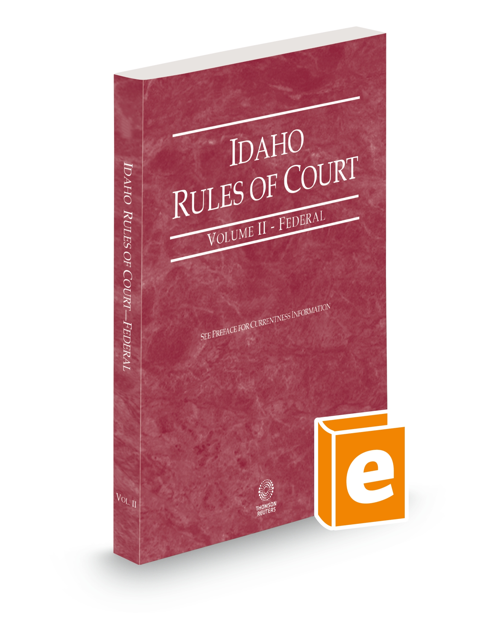 Cover of ID COURT RULES FEDERAL V.II FULL SET