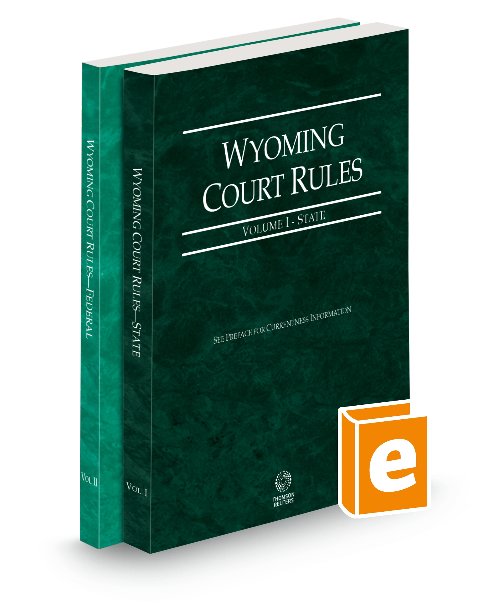 Cover of WY COURT RULES STATE AND FEDERAL V.I-II FULL SET