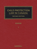 Cover of Child Protection Law in Canada, Second Edition, Binder/looseleaf and eLooseleaf