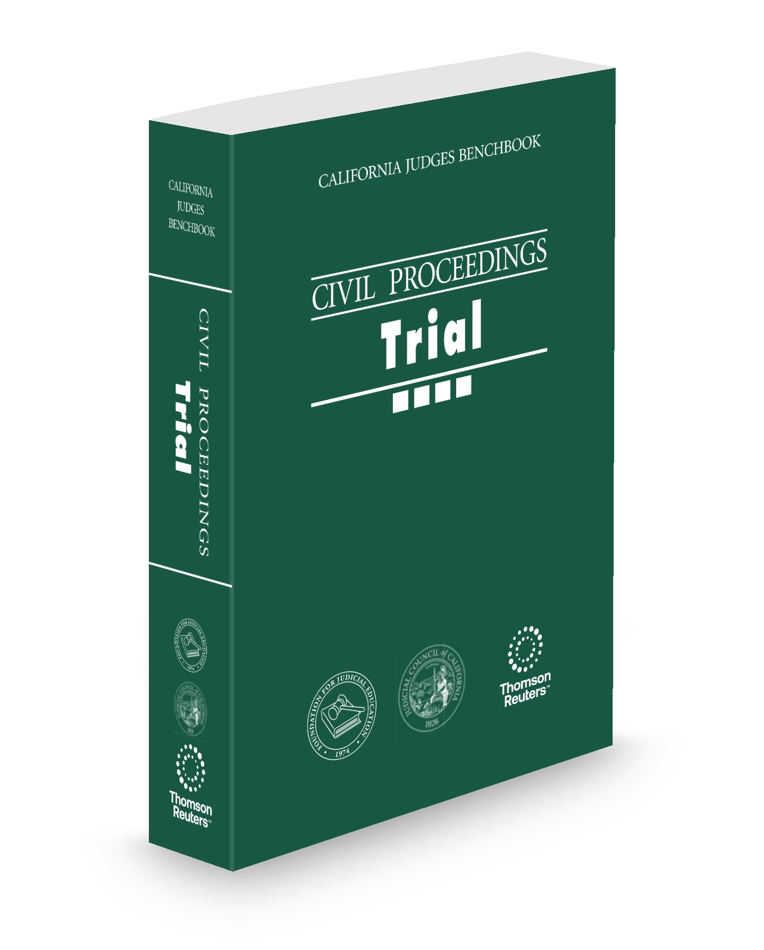 Cover of CJER CA CIVIL PROCEEDINGS TRIAL BENCHBOOK FULL SET