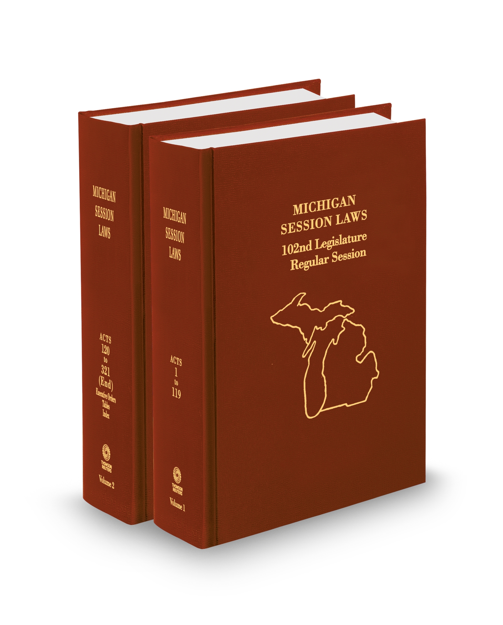 Cover of MI SESSION LAWS HARDBOUND VOL FULL SET