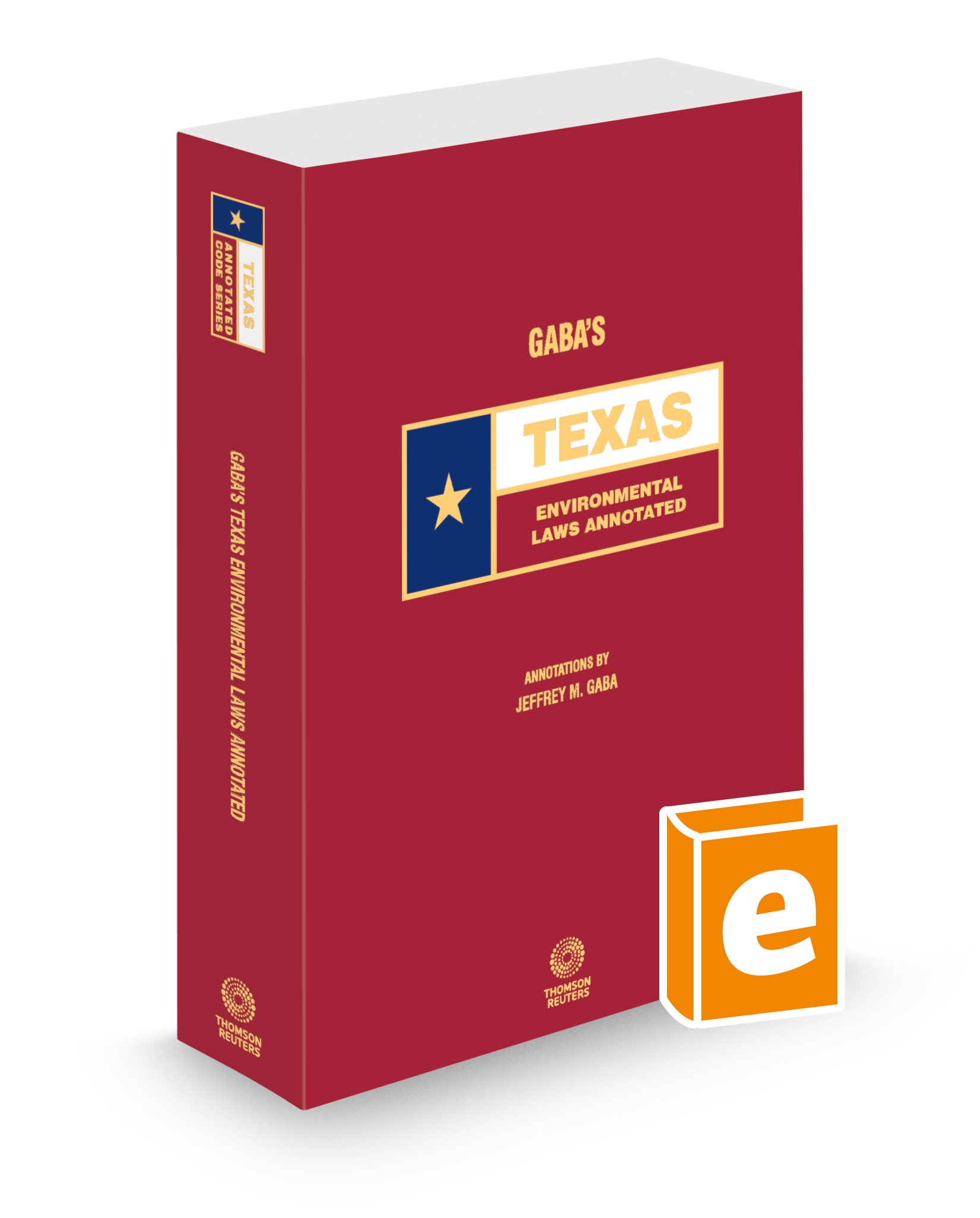 Cover of GABA'S TX ENVIRONMENTAL LAWS ANNO SUB