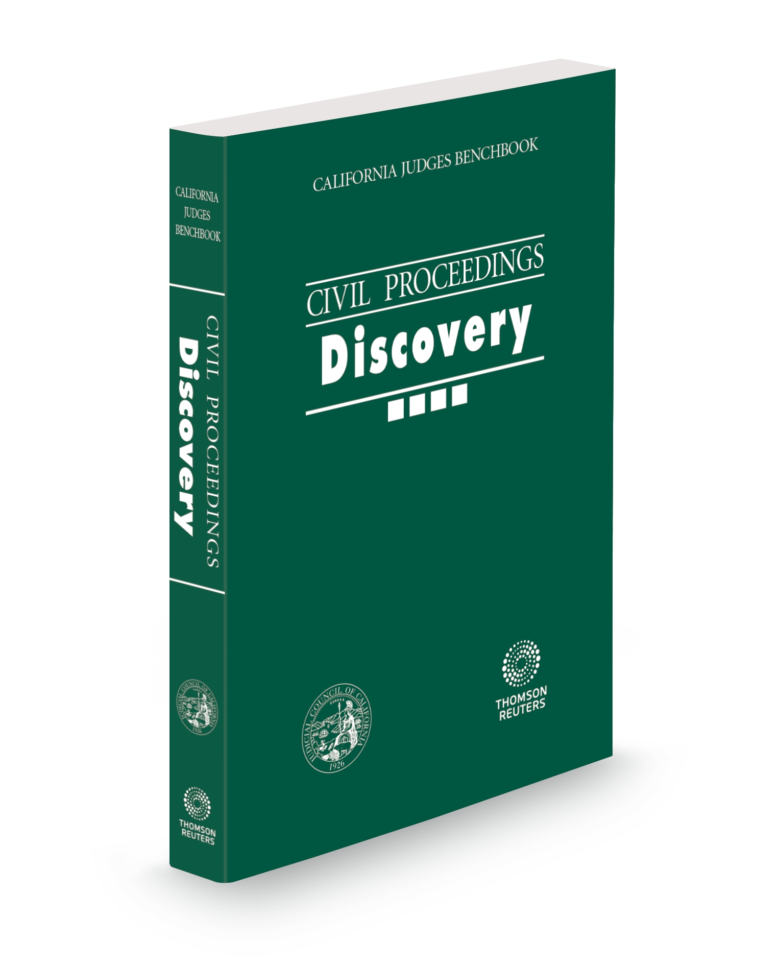 Cover of CJER CA CIVIL PROCEEDINGS DISCOVERY BENCHBOOK FULL SET