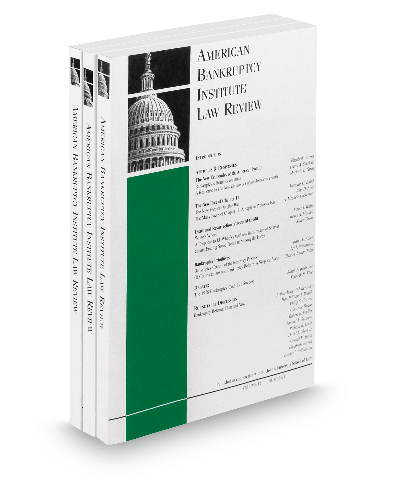 Cover of AMERICAN BANKRUPTCY INSTITUTE LAW REVIEW FULL SET
