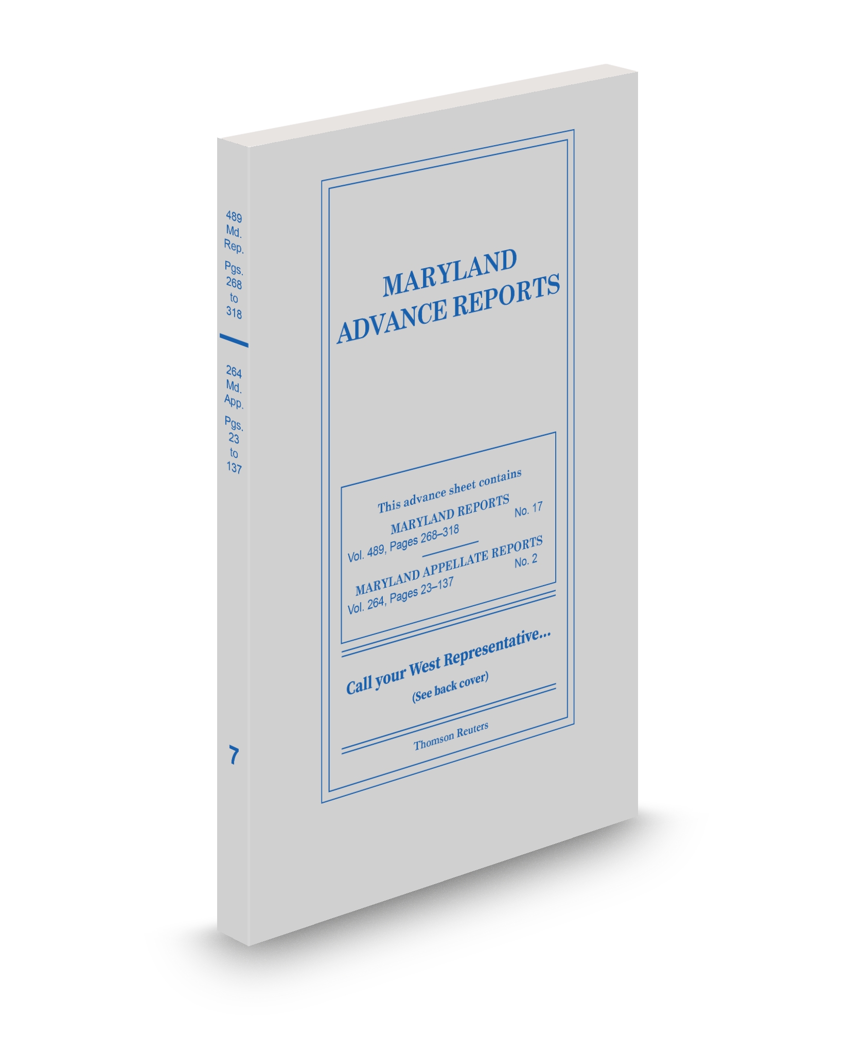 Cover of MD REPORTS AS FULL SET