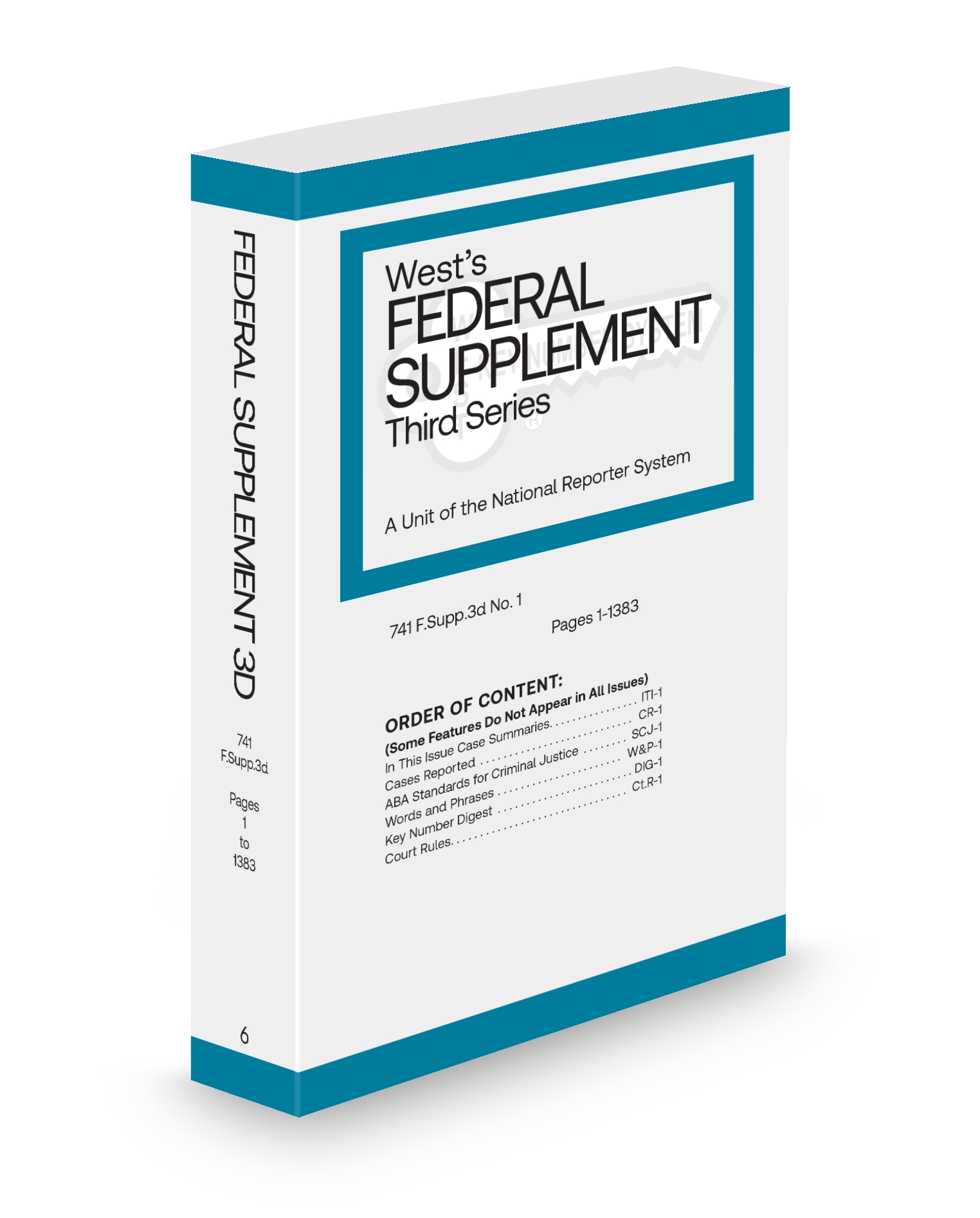 Cover of FEDERAL SUPP ADV SHEET FULL SET