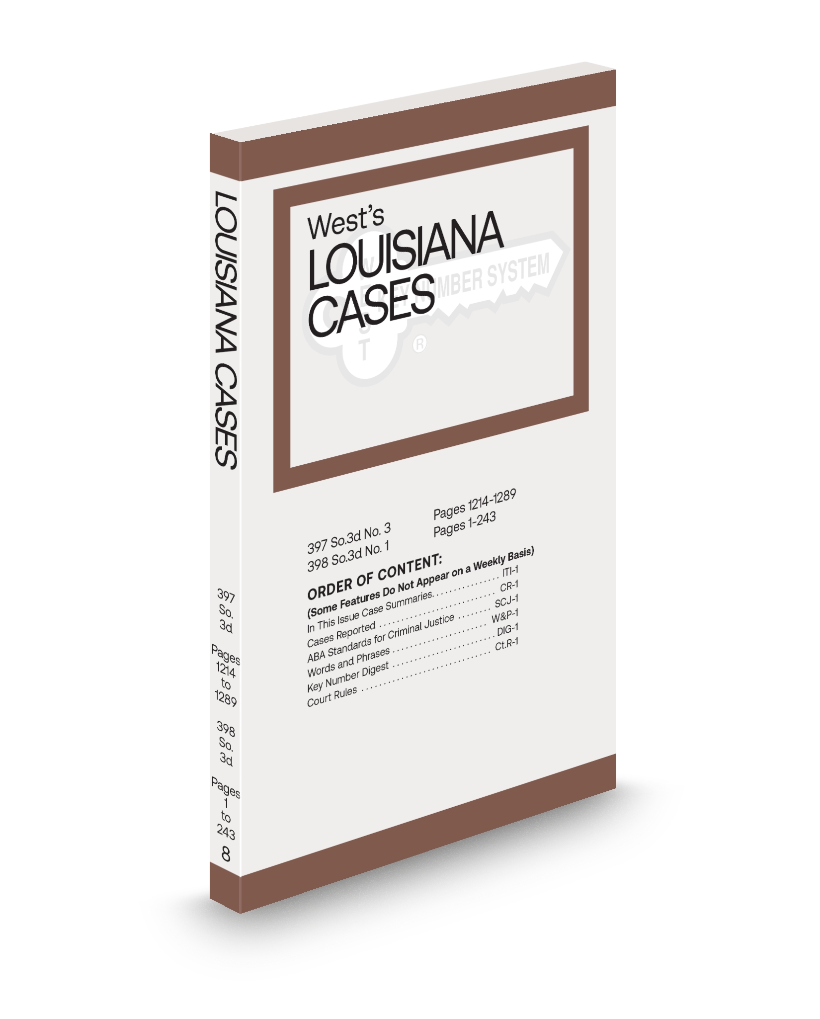 Cover of LA CASES ADV SHEET FULL SET