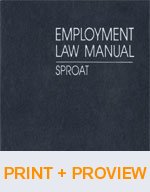 Cover of Employment Law Manual: Wrongful Dismissal, Human Rights and Employment Standards, Binder/looseleaf and eLooseleaf