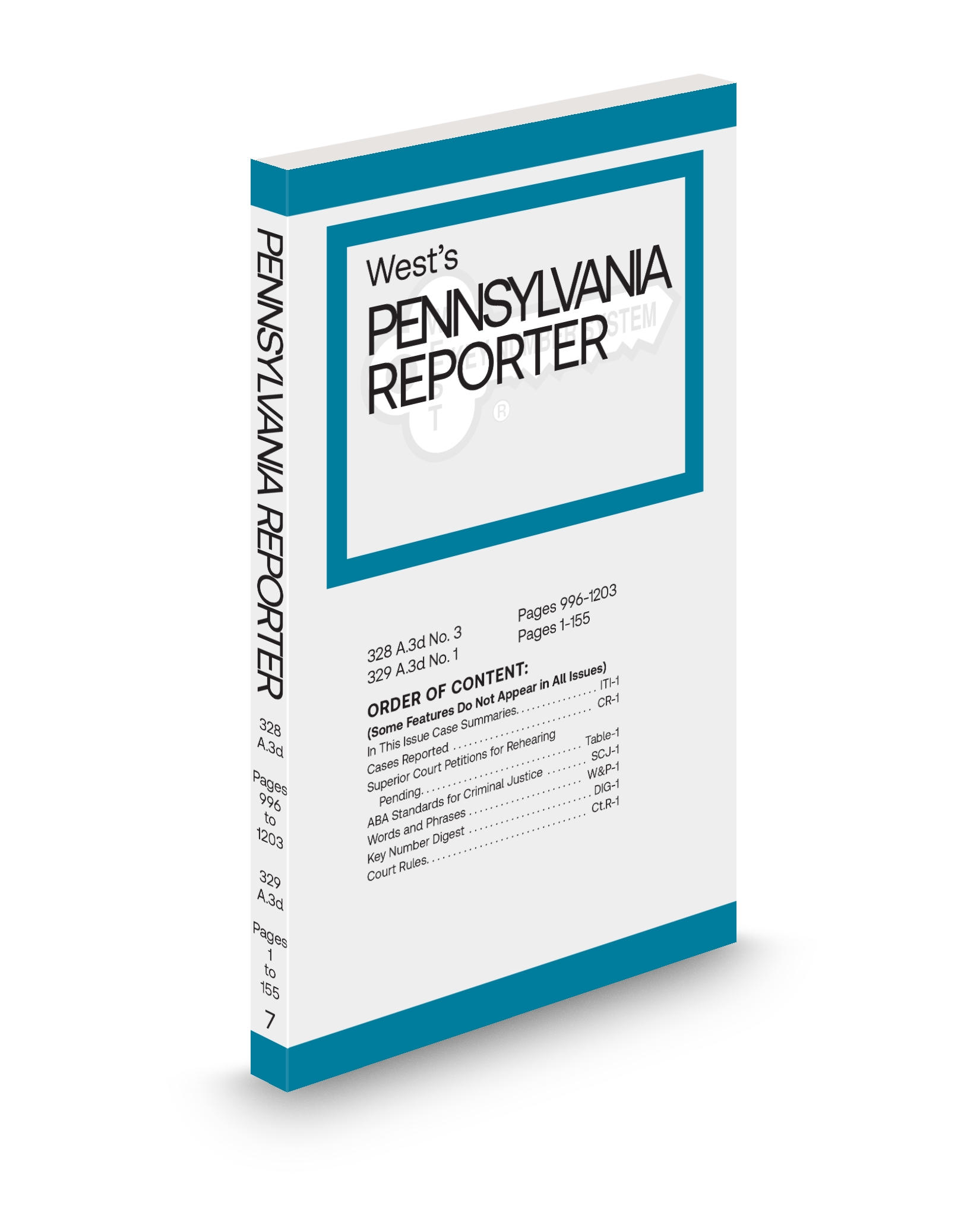 Cover of PA REPORTER ADV SHEET FULL SET