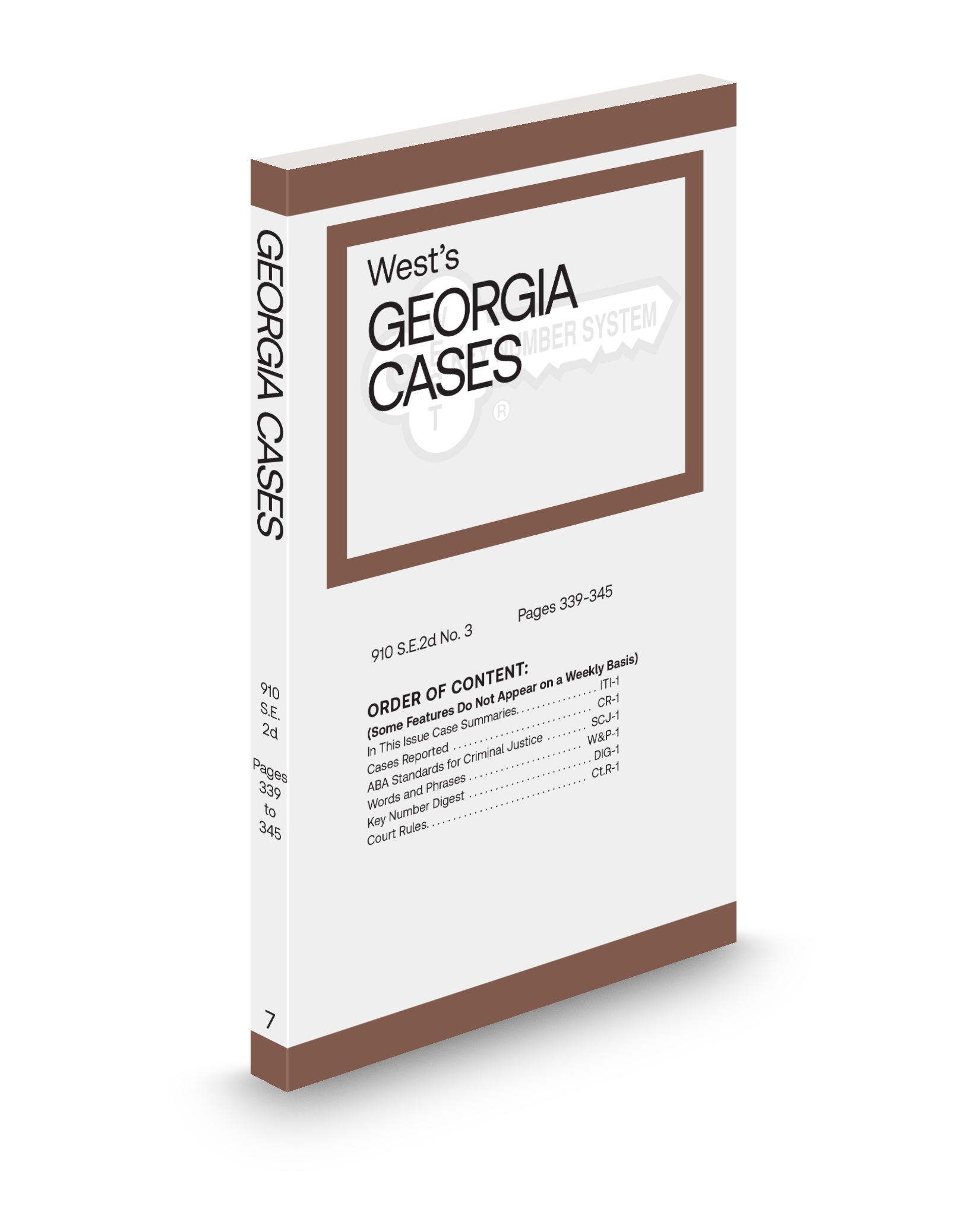 Cover of GA CASES ADV SHEET FULL SET