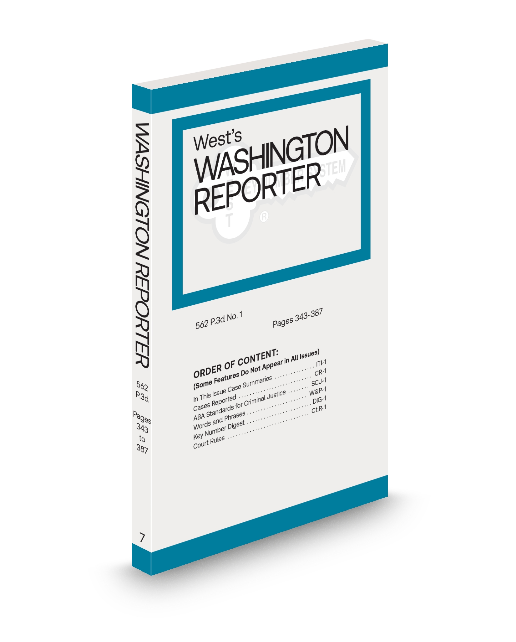 Cover of WA REPORTER 3D ADV SHEET FULL SET