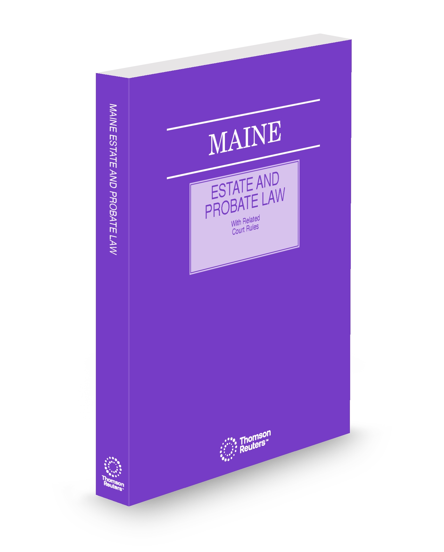 Cover of ME ESTATE AND PROBATE LAW WITH RELATED COURT RULES FULL SET