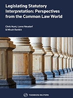 Cover of Legislating Statutory Interpretation: Perspectives from the Common Law World, Softbound book