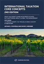 Cover of International Taxation Core Concepts, 2nd Edition, Hardbound book