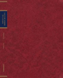 Cover of Sale of Goods in Canada, Sixth Edition, Hardbound book