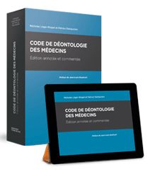 Couverture Code de deontologie des medecins - edition annotee et commentee