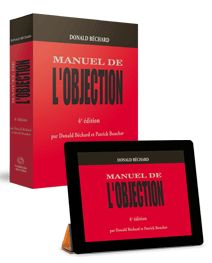 Couverture Manuel de l'objection, 4e edition