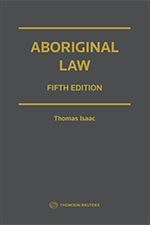 Cover of Aboriginal Law, 5th Edition, Hardbound book