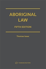 Cover of Aboriginal Law, 5th Edition, Hardbound book