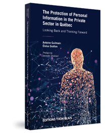 Cover of The Protection Of Personal Information In The Private Sector In Quebec: Looking Back And Thinking Forward, Softbound book