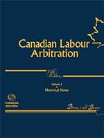 Cover of Canadian Labour Arbitration, Fifth Edition