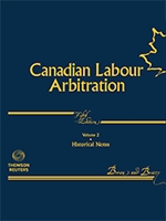 Cover of Canadian Labour Arbitration, Fifth Edition