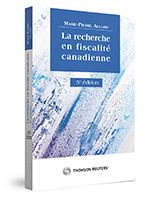 Cover of La recherche en fiscalite canadienne, 5e edition