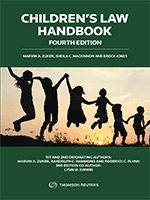 Cover of Children's Law Handbook, Fourth Edition, Softbound book