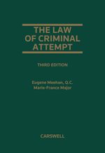 Cover of Law of Criminal Attempt, Third Edition, Hardbound book