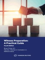 Cover of Witness Preparation: A Practical Guide, Fourth Edition, Softbound book