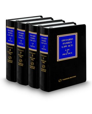 Cover of Law and Practice Under the Family Law Act of Ontario  Revised Edition