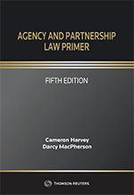 Cover of Agency and Partnership Law Primer, Fifth Edition, Softbound book