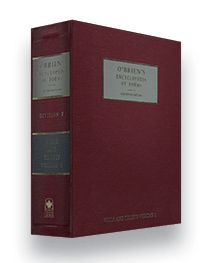 Cover of O'Brien's Encyclopedia of Forms, Eleventh Edition, Division V, Wills and Trusts, Binder/looseleaf
