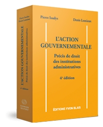 Couverture L'action gouvernementale, 4e edition