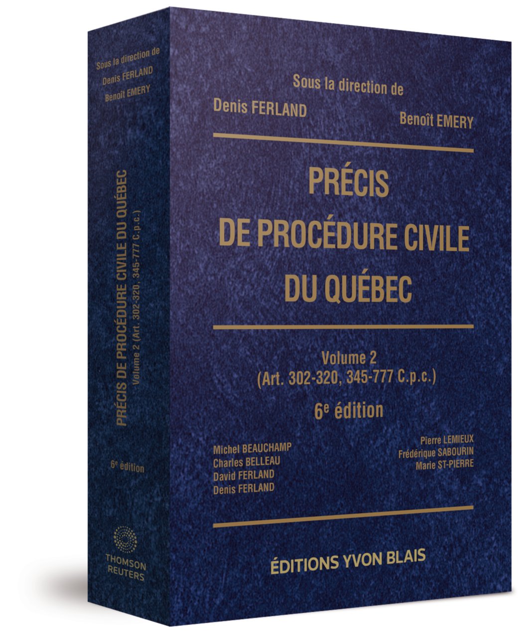 couverture de Precis de procedure civile du Quebec - Volume 2, 6e edition