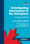 Cover of CLV Special Report - Investigating Harassment in the Workplace - 2nd Edition, Softbound book
