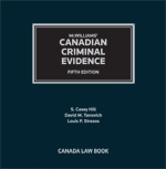 Cover of McWilliams' Canadian Criminal Evidence, Fifth Edition, Binder/looseleaf, Subscription