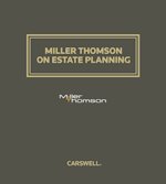 Cover of Miller Thomson on Estate Planning, Binder/looseleaf, Subscription