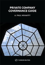 Cover of Private Company Governance Guide, Softbound book