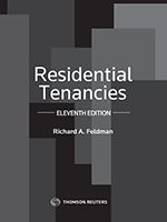 Cover of Residential Tenancies, 11th Edition, Softbound book
