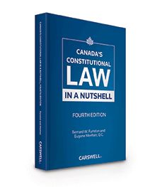 Cover of Canada's Constitutional Law in a Nutshell, 4th Edition, Softbound book