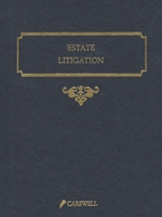 Cover of Estate Litigation, 2nd Edition Binder/looseleaf Subscription