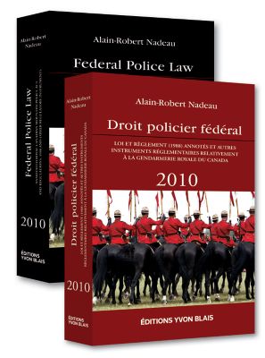 couverture de Droit policier fédéral 2010 ET/AND Federal Police Law 2010