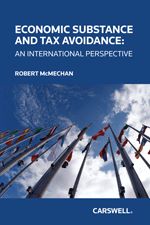 Cover of Economic Substance and Tax Avoidance: An International Perspective, Softbound book