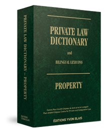 Cover of Private Law Dictionary and Bilingual Lexicons - Property, Hardbound book