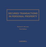 Cover of Secured Transactions in Personal Property in Canada, 3rd Edition Binder/looseleaf Subscription