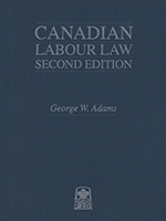 Cover of Canadian Labour Law, Second Edition, Binder/looseleaf, Subscription