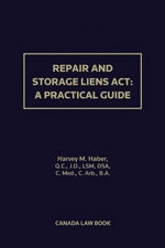 Cover of Repair and Storage Liens Act: A Practical Guide, Softbound book
