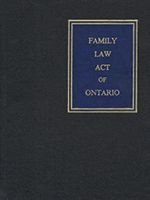 Cover of Law and Practice Under the Family Law Act of Ontario, Revised Edition Binder/looseleaf Subscription